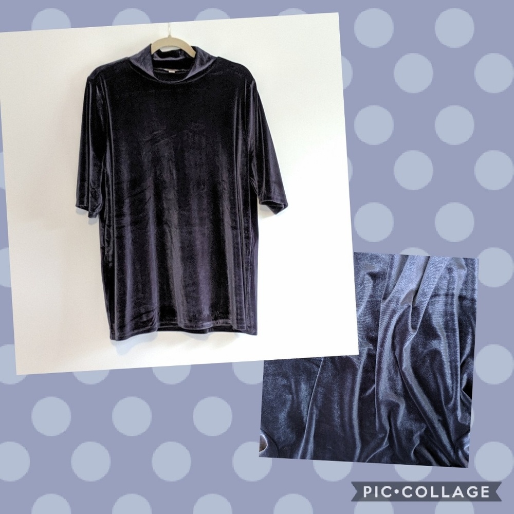 NWOT velvet very luscious stretch top